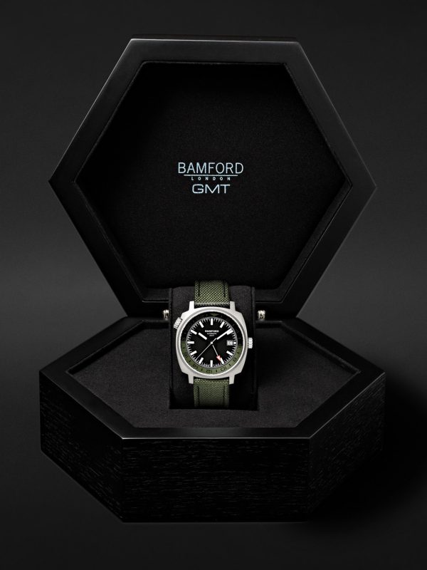GMT Commando Limited Edition Automatic 40mm Titanium and CORDURA® Watch, Ref. No. GMTIBLGN.G1COKH - E4
