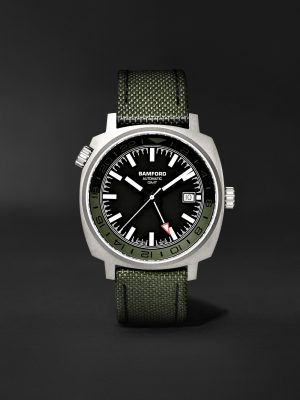GMT Commando Limited Edition Automatic 40mm Titanium and CORDURA® Watch, Ref. No. GMTIBLGN.G1COKH