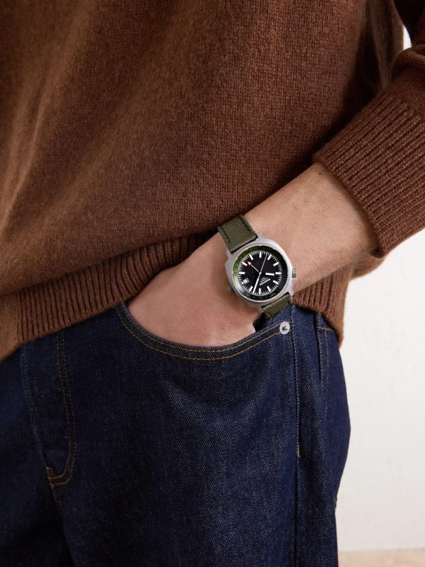 GMT Commando Limited Edition Automatic 40mm Titanium and CORDURA® Watch, Ref. No. GMTIBLGN.G1COKH - OU
