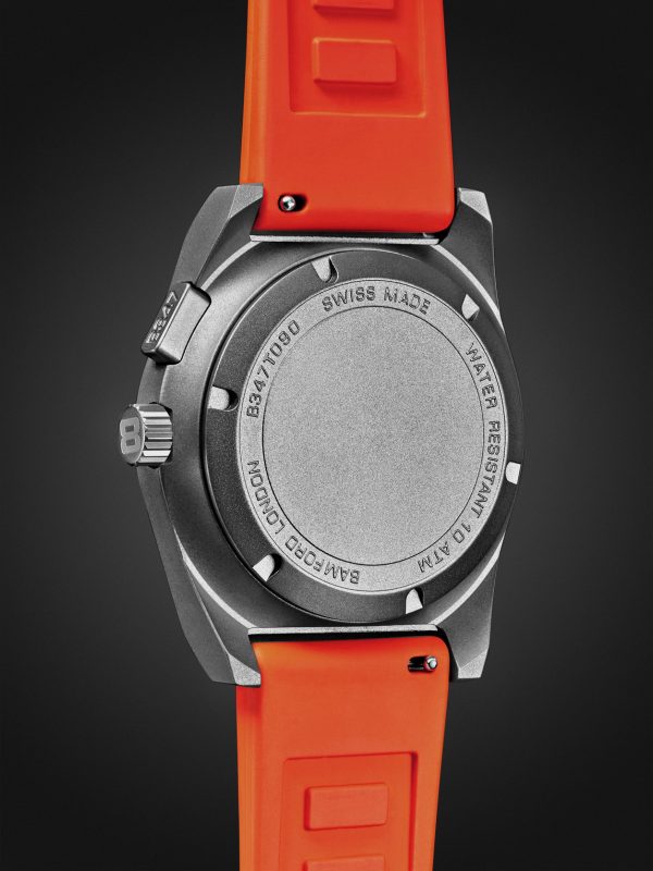 B347 Automatic Chronograph 41.5mm Titanium and Rubber Watch, Ref. No. B3TIBRFO.B2RUOR - BK B347 Automatic Chronograph 41.5mm Titanium and Rubber Watch, Ref. No. B3TIBRFO.B2RUOR - BK