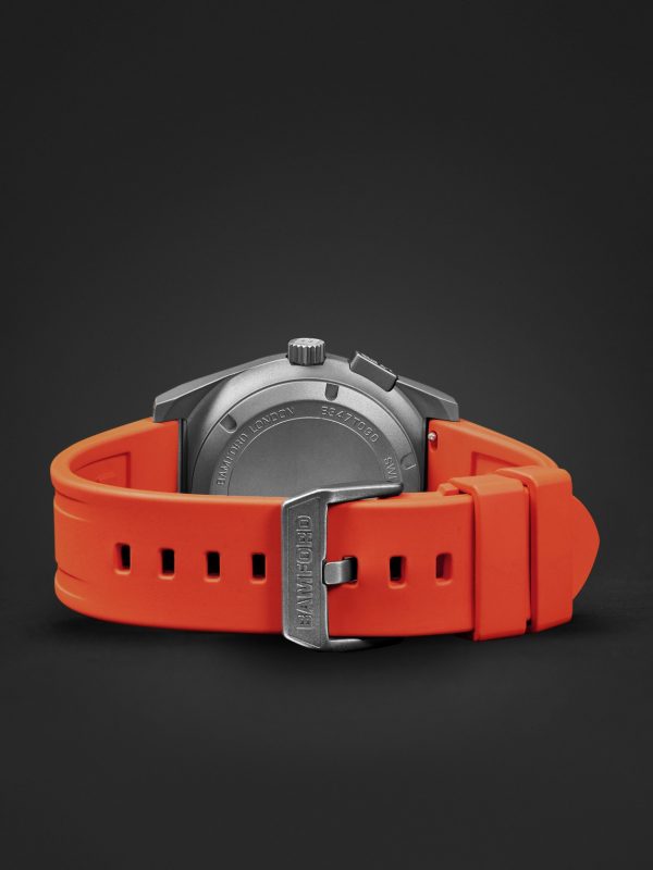 B347 Automatic Chronograph 41.5mm Titanium and Rubber Watch, Ref. No. B3TIBRFO.B2RUOR - E2 B347 Automatic Chronograph 41.5mm Titanium and Rubber Watch, Ref. No. B3TIBRFO.B2RUOR - E2