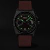 B347 Automatic Chronograph 41.5mm Titanium and Rubber Watch, Ref. No. B3TIBRFO.B2RUOR - E5 B347 Automatic Chronograph 41.5mm Titanium and Rubber Watch, Ref. No. B3TIBRFO.B2RUOR - E5