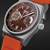 B347 Automatic Chronograph 41.5mm Titanium and Rubber Watch, Ref. No. B3TIBRFO.B2RUOR - FR B347 Automatic Chronograph 41.5mm Titanium and Rubber Watch, Ref. No. B3TIBRFO.B2RUOR - FR