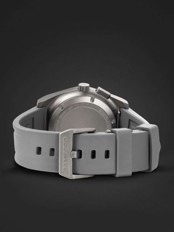 B347 Automatic Chronograph 41.5mm Titanium and Rubber Watch, Ref. No. B3TIGRWH.B2RUGR - E2 B347 Automatic Chronograph 41.5mm Titanium and Rubber Watch, Ref. No. B3TIGRWH.B2RUGR - E2