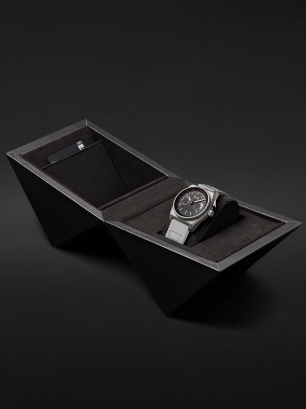 B347 Automatic Chronograph 41.5mm Titanium and Rubber Watch, Ref. No. B3TIGRWH.B2RUGR - E3 B347 Automatic Chronograph 41.5mm Titanium and Rubber Watch, Ref. No. B3TIGRWH.B2RUGR - E3