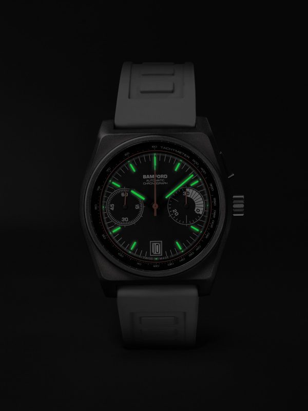 B347 Automatic Chronograph 41.5mm Titanium and Rubber Watch, Ref. No. B3TIGRWH.B2RUGR - E5 B347 Automatic Chronograph 41.5mm Titanium and Rubber Watch, Ref. No. B3TIGRWH.B2RUGR - E5