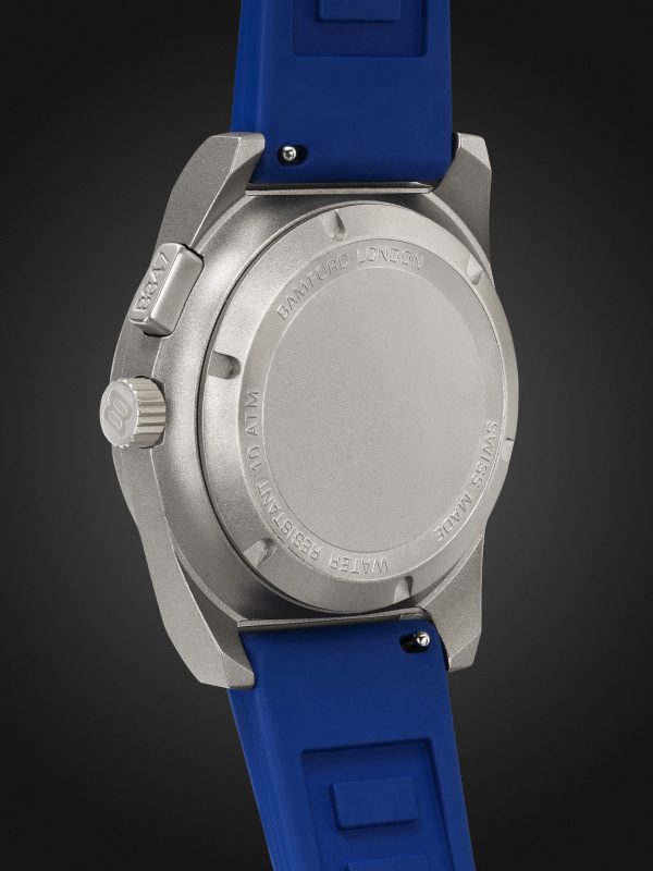 B347 Automatic Chronograph 41.5mm Titanium and Rubber Watch, Ref. No. B3TINAFO.B2RUNA - BK B347 Automatic Chronograph 41.5mm Titanium and Rubber Watch, Ref. No. B3TINAFO.B2RUNA - BK