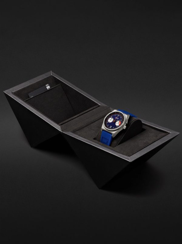 B347 Automatic Chronograph 41.5mm Titanium and Rubber Watch, Ref. No. B3TINAFO.B2RUNA - E3 B347 Automatic Chronograph 41.5mm Titanium and Rubber Watch, Ref. No. B3TINAFO.B2RUNA - E3
