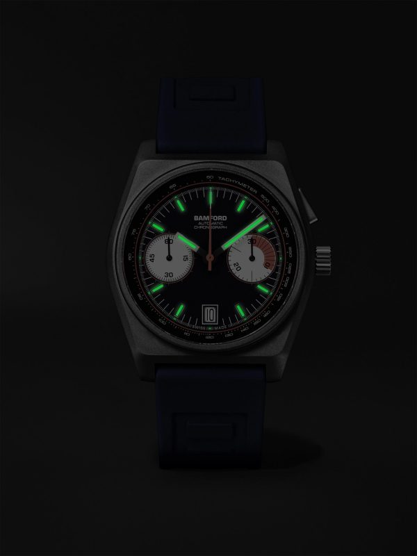 B347 Automatic Chronograph 41.5mm Titanium and Rubber Watch, Ref. No. B3TINAFO.B2RUNA - E5 B347 Automatic Chronograph 41.5mm Titanium and Rubber Watch, Ref. No. B3TINAFO.B2RUNA - E5
