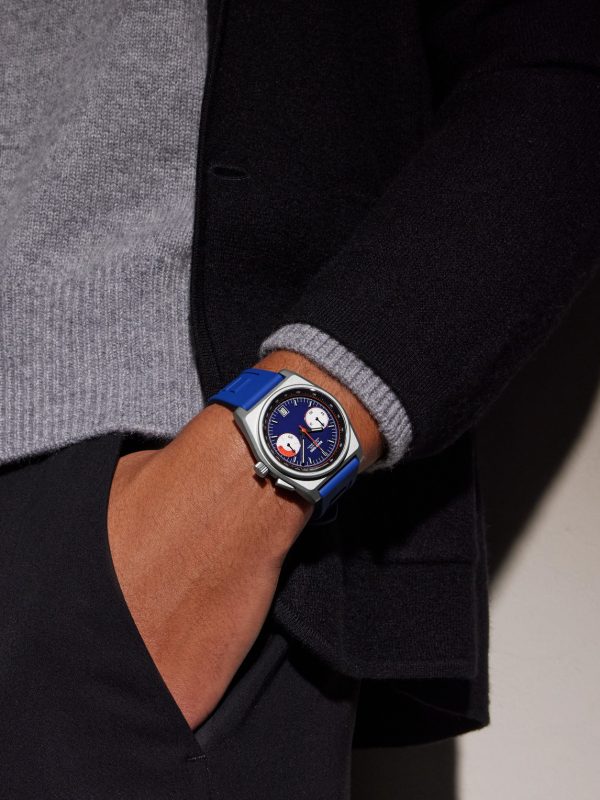 B347 Automatic Chronograph 41.5mm Titanium and Rubber Watch, Ref. No. B3TINAFO.B2RUNA - OU B347 Automatic Chronograph 41.5mm Titanium and Rubber Watch, Ref. No. B3TINAFO.B2RUNA - OU
