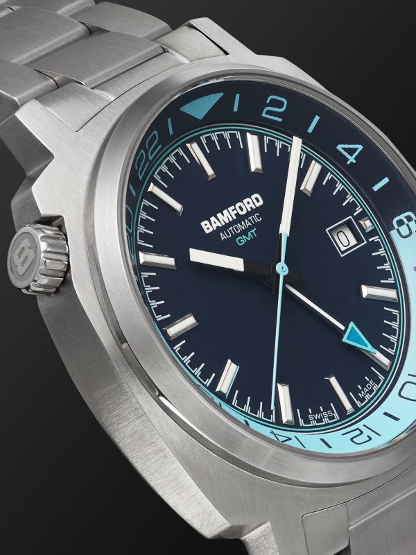 GMT Automatic 40mm Stainless Steel Watch, Ref. No. GMSTNANE.G1ST - CU GMT Automatic 40mm Stainless Steel Watch, Ref. No. GMSTNANE.G1ST - CU