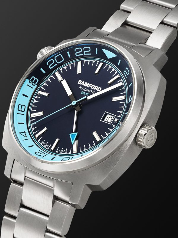 GMT Automatic 40mm Stainless Steel Watch, Ref. No. GMSTNANE.G1ST - FR GMT Automatic 40mm Stainless Steel Watch, Ref. No. GMSTNANE.G1ST - FR