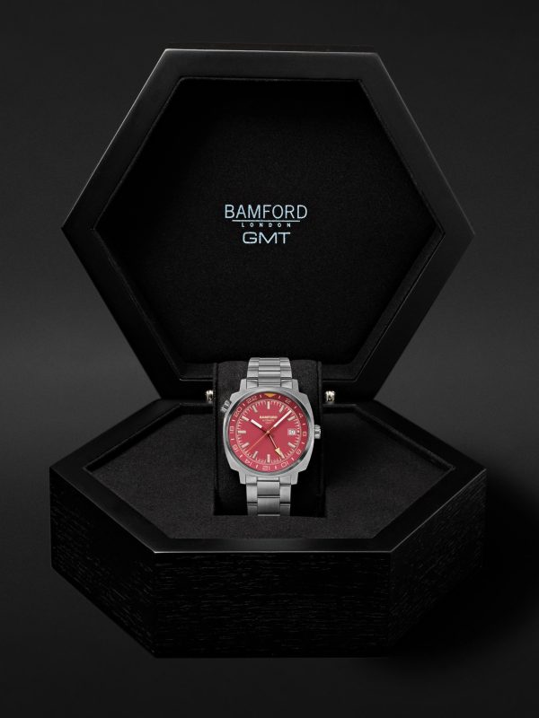 GMT Automatic 40mm Stainless Steel Watch, Ref. No. GMSTCR.G1ST - E3 GMT Automatic 40mm Stainless Steel Watch, Ref. No. GMSTCR.G1ST - E3