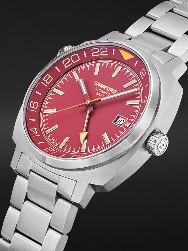 GMT Automatic 40mm Stainless Steel Watch, Ref. No. GMSTCR.G1ST - FR GMT Automatic 40mm Stainless Steel Watch, Ref. No. GMSTCR.G1ST - FR