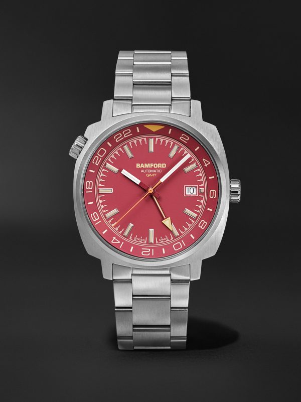 GMT Automatic 40mm Stainless Steel Watch, Ref. No. GMSTCR.G1ST GMT Automatic 40mm Stainless Steel Watch, Ref. No. GMSTCR.G1ST