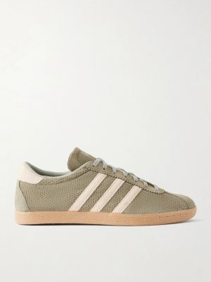 Tobacco Perforated-Suede Sneakers Tobacco Perforated-Suede Sneakers