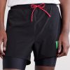 Straight-Leg Layered Logo-Appliquéd Shell Shorts - CU Straight-Leg Layered Logo-Appliquéd Shell Shorts - CU