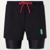 Straight-Leg Layered Logo-Appliquéd Shell Shorts Straight-Leg Layered Logo-Appliquéd Shell Shorts