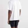 Logo-Print Perforated Recycled-Jersey T-Shirt - BK