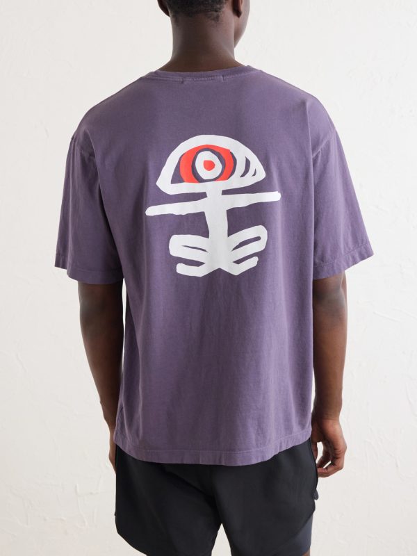 Printed Cotton T-shirt - BK