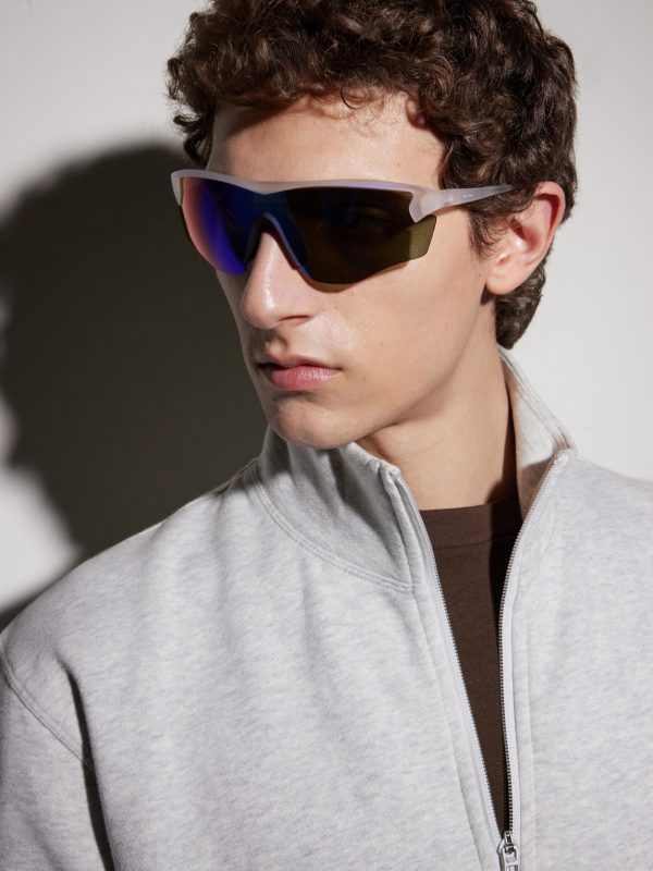 Junya Racer D-Frame Polycarbonate Sunglasses - OU Junya Racer D-Frame Polycarbonate Sunglasses - OU
