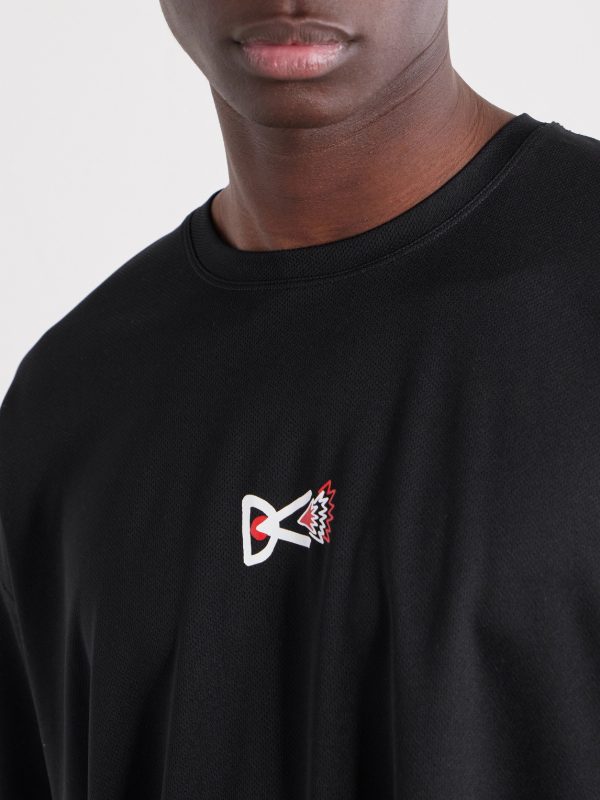 Logo-Print Perforated Recycled-Jersey T-Shirt - CU Logo-Print Perforated Recycled-Jersey T-Shirt - CU