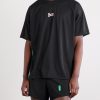 Logo-Print Perforated Recycled-Jersey T-Shirt - FR Logo-Print Perforated Recycled-Jersey T-Shirt - FR