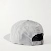 Embroidered Nylon-Taslan Baseball Cap - BK