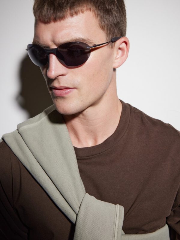 Miho Windstream D-Frame Titanium Sunglasses - BK