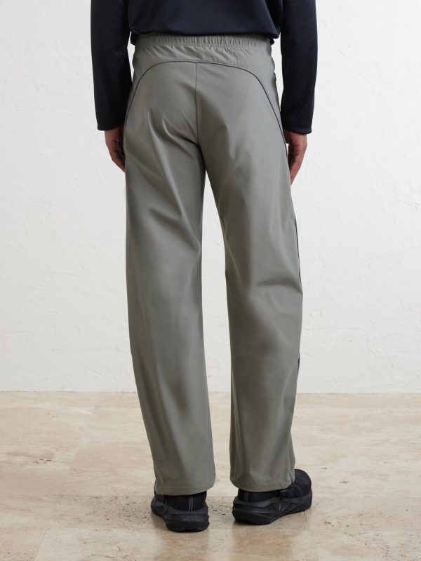 Barrel-Leg Logo-Appliquéd Shell Track Pants - BK