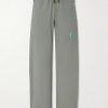 Barrel-Leg Logo-Appliquéd Shell Track Pants