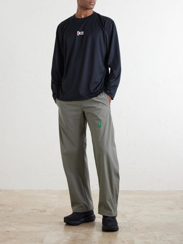 Barrel-Leg Logo-Appliquéd Shell Track Pants - OU