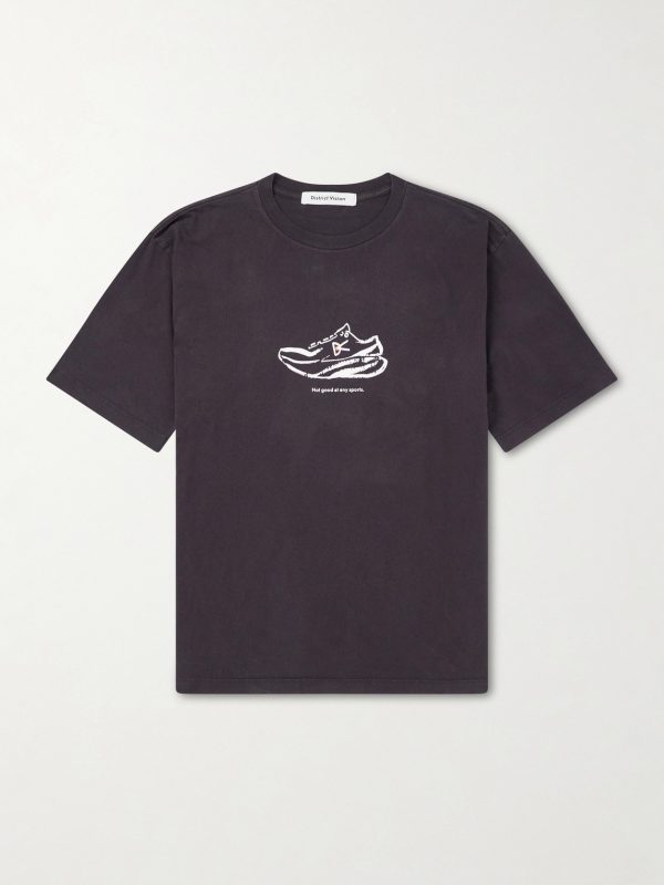 California Printed Cotton-Jersey T-Shirt