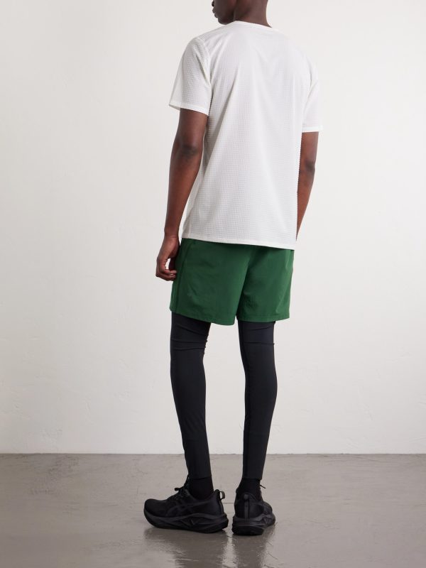 Performance Lab Textured Stretch-Jersey T-Shirt - BK
