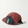Logo-Appliquéd Panelled Shell and Mesh Cap - BK
