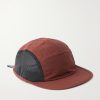 Logo-Appliquéd Panelled Shell and Mesh Cap