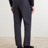 Tussar Straight-Leg Nylon Trousers - BK