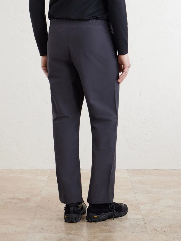 Tussar Straight-Leg Nylon Trousers - BK