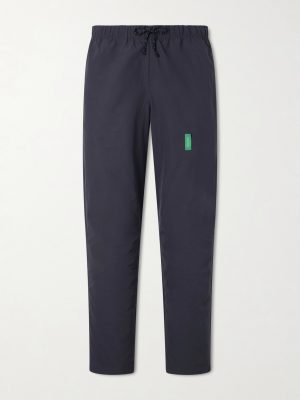 Tussar Straight-Leg Nylon Trousers