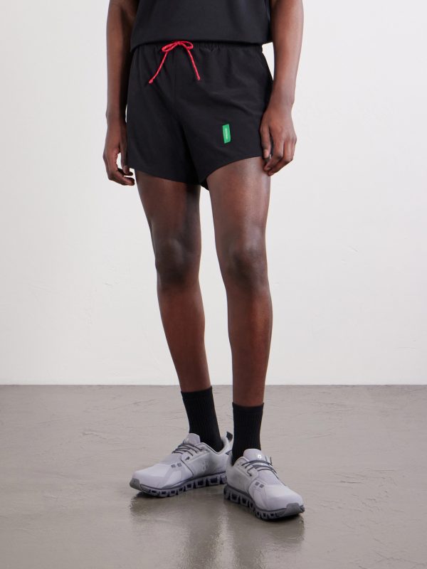 Straight-Leg Logo-Print 5" Stretch-Jersey Running Shorts - FR