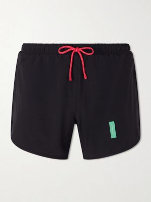 Straight-Leg Logo-Print 5" Stretch-Jersey Running Shorts Straight-Leg Logo-Print 5" Stretch-Jersey Running Shorts