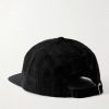 Embroidered Nylon-Taslan Baseball Cap - BK Embroidered Nylon-Taslan Baseball Cap - BK