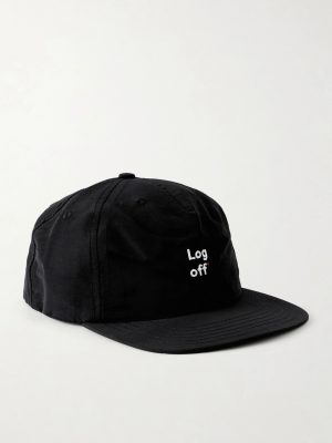 Embroidered Nylon-Taslan Baseball Cap