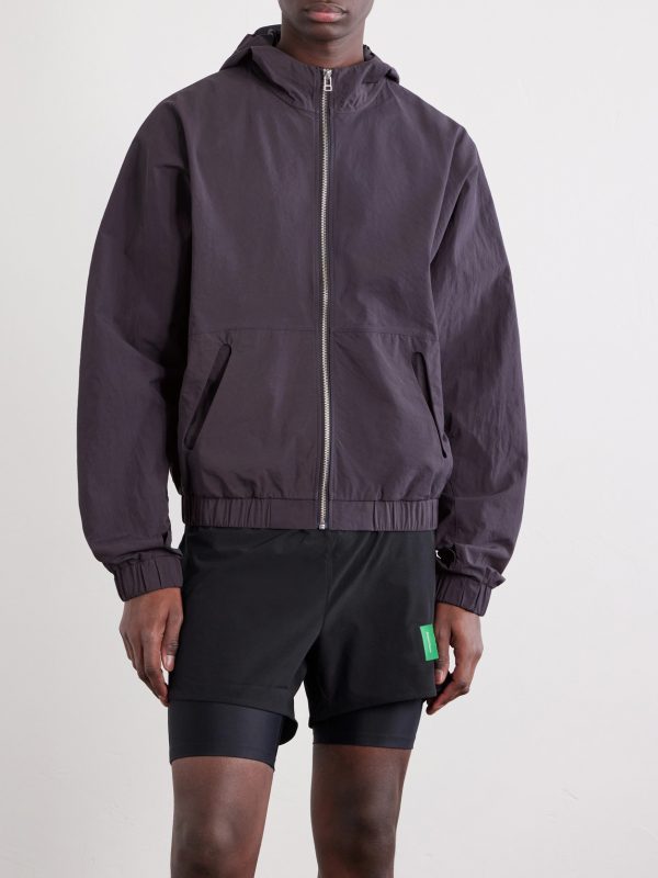 Taslan Logo-Appliquéd Nylon Jacket - FR Taslan Logo-Appliquéd Nylon Jacket - FR