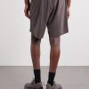 Straight-Leg Logo-Appliquéd 9" Stretch-Jersey Running Shorts - BK Straight-Leg Logo-Appliquéd 9" Stretch-Jersey Running Shorts - BK