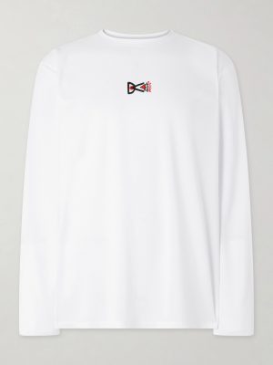 Logo-Printed Mesh T-Shirt