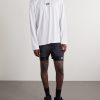 Logo-Printed Mesh T-Shirt - OU
