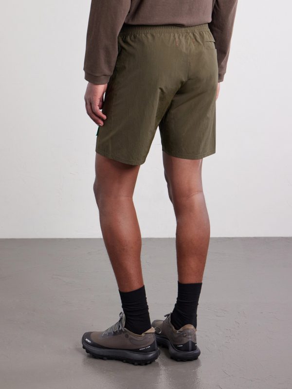 Taslan Straight-Leg Nylon Shorts - BK Taslan Straight-Leg Nylon Shorts - BK