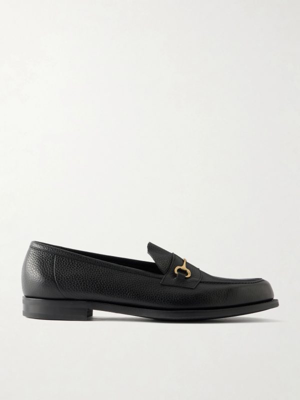 Putney Horsebit-Embellished Full-Grain Leather Loafers