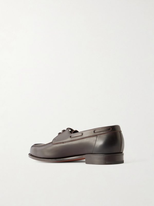 Saltash Leather Boat Shoes - BK Saltash Leather Boat Shoes - BK
